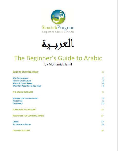 دليل المبتدئ إلى العربية - The Beginner’s Guide to Arabic